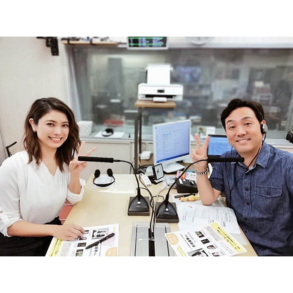 金城優華のインスタグラム：「本日﻿ ラジオ沖縄(ROK)さんの人気番組﻿ 『ティーサージパラダイス』(12:00~14:20 OA)﻿ ﻿ 写真集発売イベント告知の為、出演させていただきました!!﻿ ﻿ ﻿ ﻿ あの ひーぷーさんに会えると思うとドキドキワクワク緊張止まらなかったですが、ひーぷーさんの物腰柔らかなお人柄のおかげでそんなに緊張する事なく訛り全開でお話しさせていただきました。笑﻿ ﻿ いや〜﻿ ひーぷーさんのあの優しい人柄…更にファンになりました!!﻿ ﻿ そして、ラジオ放送後﻿ 「ラジオ聴きました~」﻿ 「radikoで聴きました!!」﻿など 沢山の方からメッセージいただきました。﻿ ありがとうございます!!!!﻿ ﻿ 皆さまの応援を受けて明日も頑張れそうです!!﻿ ﻿ ﻿ 明日は﻿ RBC iラジオ『漢那邦洋のスポーツフォーカル』 (14:00~15:45 OA)﻿ に出演予定です。﻿ ﻿ (写真は『ティーサージパラダイス』Twitterより)」