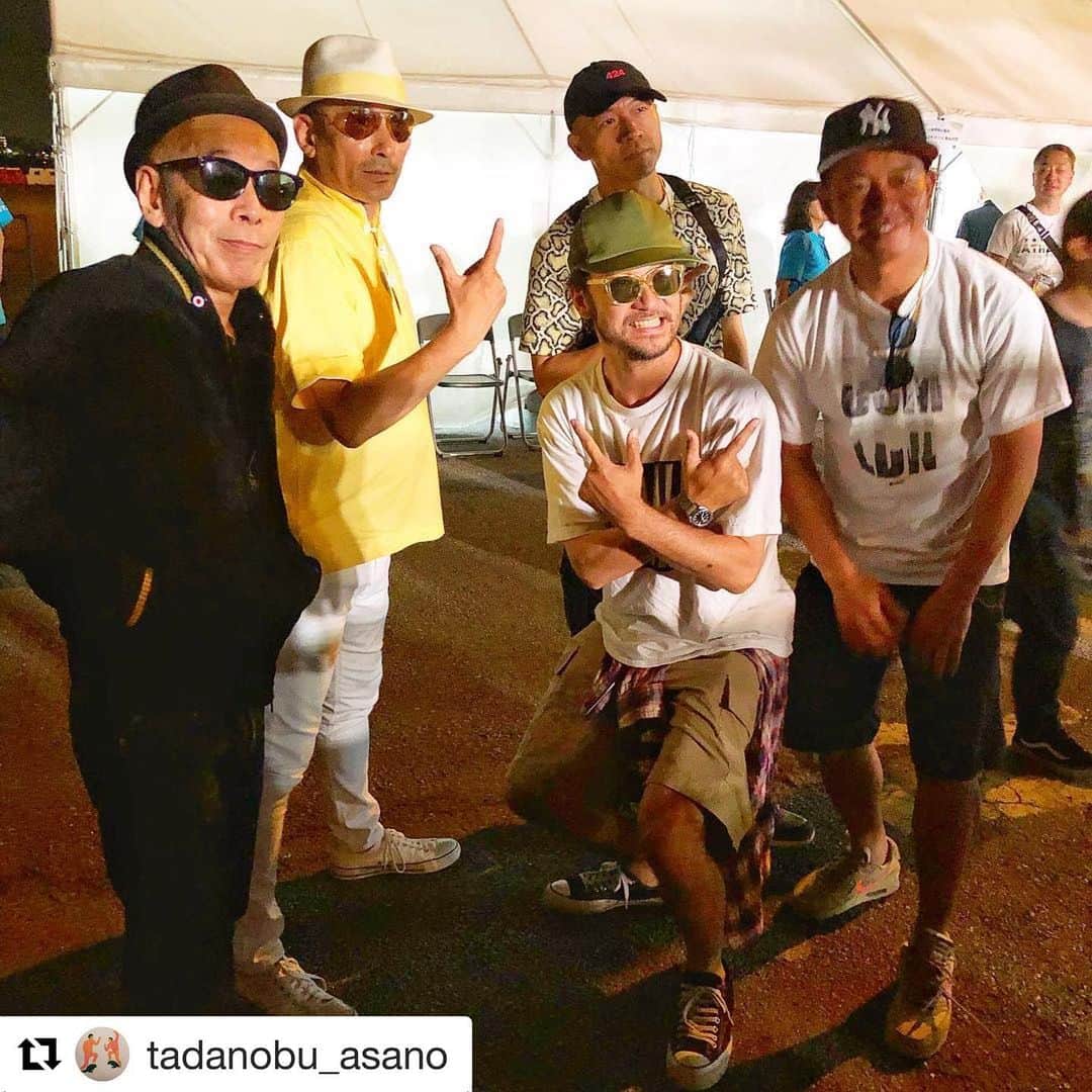 のインスタグラム：「最高にイイね #crazykenband #ska9  #soda #mightycrown #music #musicislife  #Repost @tadanobu_asano with @get_repost ・・・ #横浜  イイ〜ネ！」