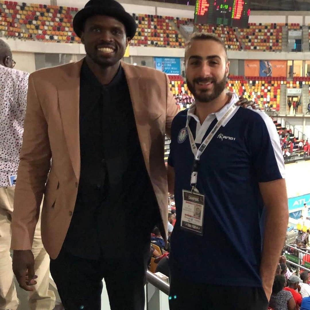 ルオル・デンさんのインスタグラム写真 - (ルオル・デンInstagram)「Here is a cool story that completed my Angola 🇦🇴 trip. This is my friend @omarazabb We first met at (BWB) Basketball without Borders in Johannesburg, South Africa in 2015, he was 17 years old at the time. Omar is from Alexandria, Egypt and that’s a special place for me because before my family moved to London, England we lived in Alexandria and spent quite some time there, also that’s where I learned how to play Basketball...So fast forward to this weekend, he came up to me and right away I recognized him lol how can I forget the kid that made me laugh so much by always singing and telling me Egyptian jokes that brought back some cool memories.  @omarazabb now plays for Smouha Sporting Club in Egypt, he led his team to the final four of @africaleague and he's only 21 years old👏🏿🙌🏿. The future is bright my friend... So this song that we tried to sing is an old famous song in Egypt normally heard during celebrations.😂 I remember always singing this song with friends and family back in Egypt. Things weren’t always easy in Egypt, but there are things from Egypt that make things easier now.  Love to all from Egypt 🇪🇬 ❤️.」5月28日 23時12分 - luoldeng9