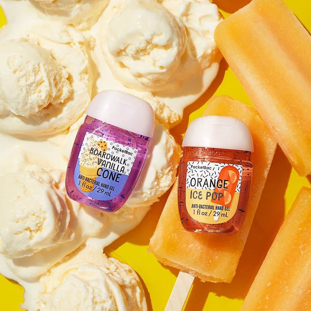 Bath & Body Worksさんのインスタグラム写真 - (Bath & Body WorksInstagram)「Which sweet Summer treat is your pick: ice cream cones 🍦 or ice pops 🧡❄️ Leave the emoji that matches your pick below! 👇」5月29日 0時01分 - bathandbodyworks