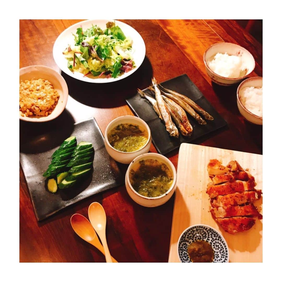 鈴木紗理奈さんのインスタグラム写真 - (鈴木紗理奈Instagram)「今日の晩御飯。  毎日の繰り返しのようで 全く繰り返しではない違う毎日。 日々成長するリオト。 毎日作るご飯も 一食一食愛情込めて。  さぁ 明日もがんばろ‼︎ #munehiroキッチン #紗理奈流dining」5月29日 0時07分 - munehirovoice