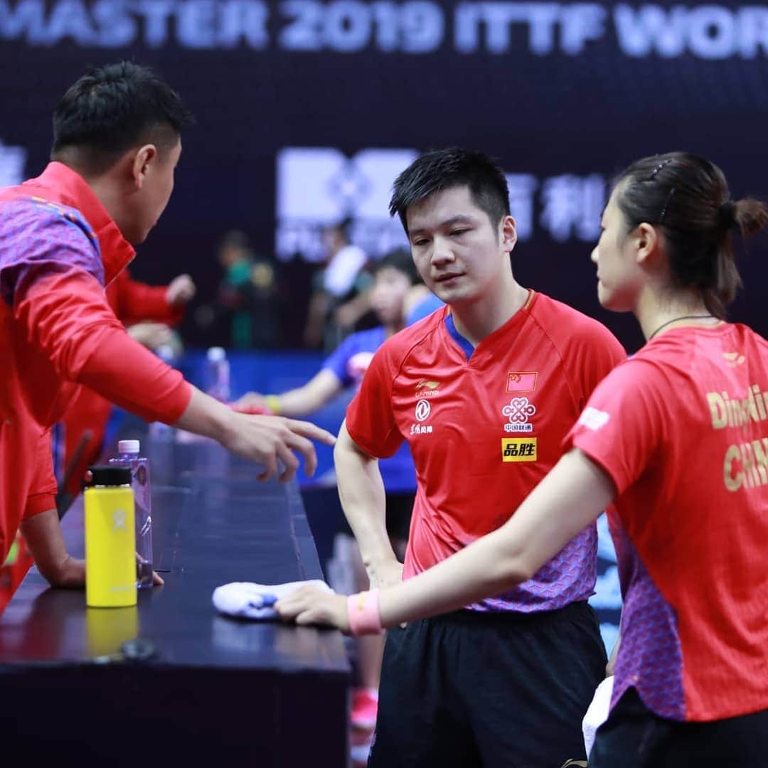 ITTF Worldさんのインスタグラム写真 - (ITTF WorldInstagram)「#HolyMoly 😱 😱 😱 Korea DPR 🇰🇵 pair An Ji Song & Kim Nam Hae knocks out Chinese 🇨🇳 pair of world #1 Fan Zhendong & Ding Ning at #ITTFWorldTour #2019ChinaOpen ‼️ ⠀⠀⠀⠀⠀⠀⠀⠀⠀ 📺 Watch more action live on tv.ITTF.com」5月29日 10時48分 - wtt