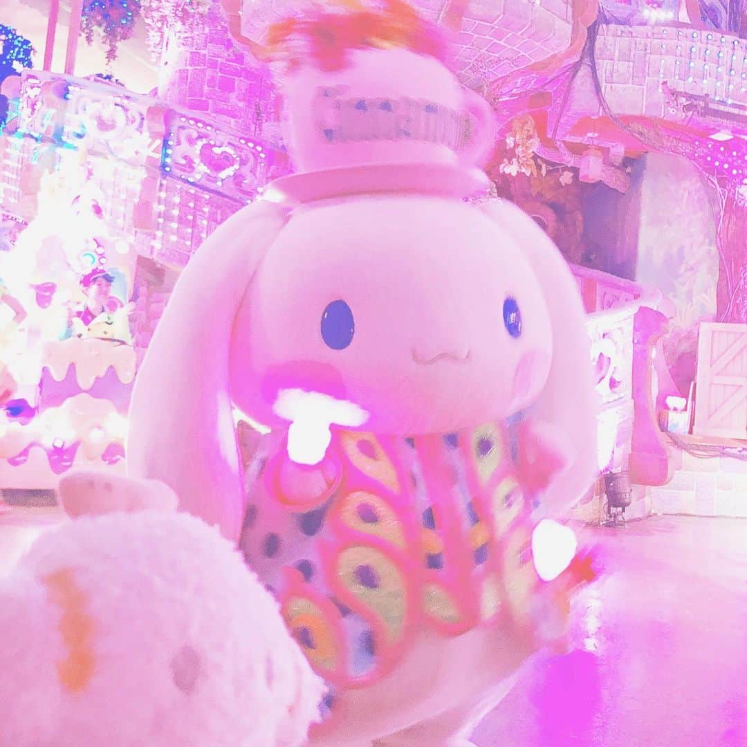 のインスタグラム：「. シナモンくん‥！ かわいい‥かわいい‥みゅん‥♩ #サンリオピューロランド #ミラクルギフトパレード #サンリオ #キャラクター #シナモロール #シナモン #こぎみゅん #かわいい #sanrio #sanriopuroland #kawaii #character #cinnamoroll #cogimyun」