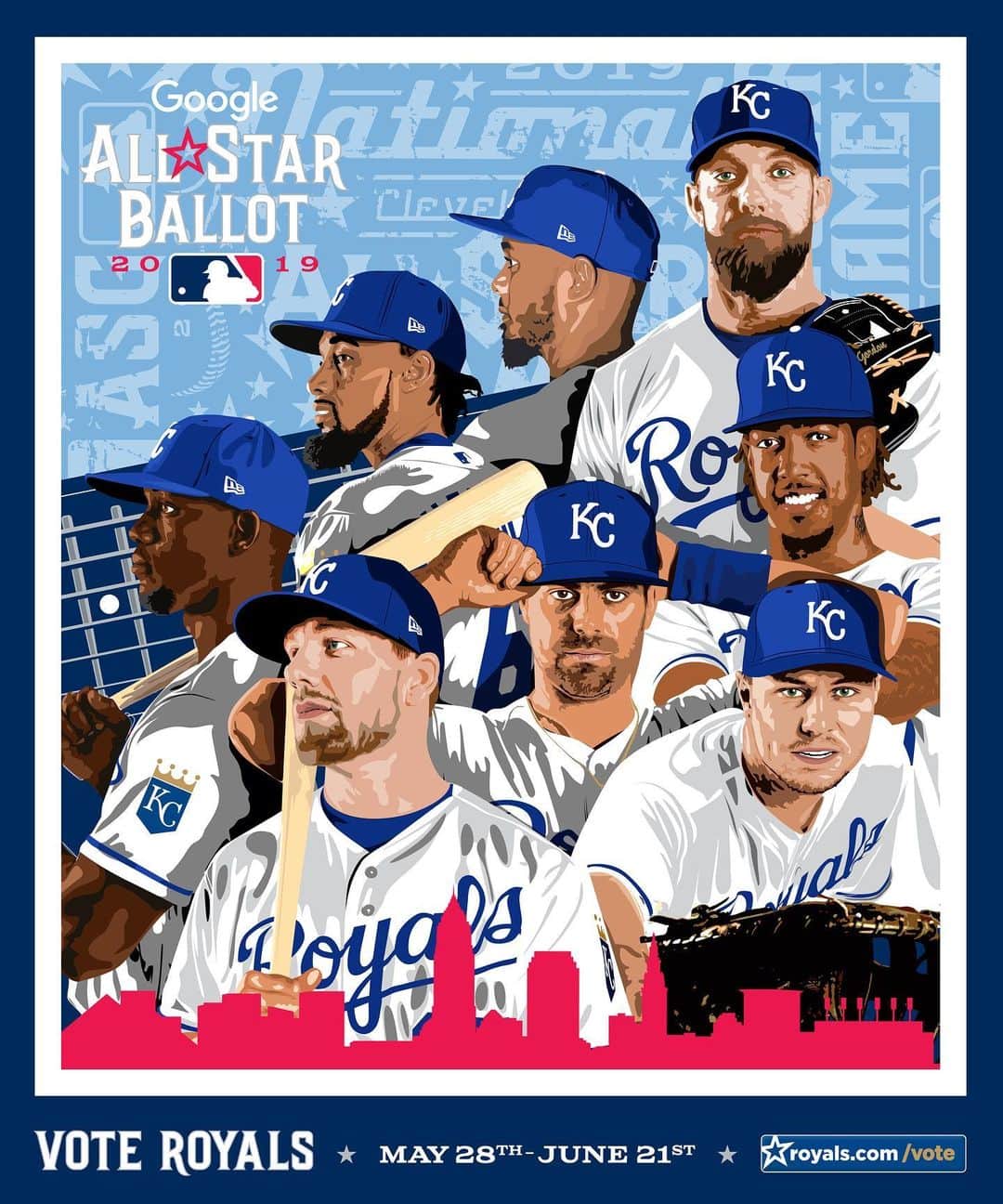 カンザスシティ・ロイヤルズさんのインスタグラム写真 - (カンザスシティ・ロイヤルズInstagram)「Let’s rock! 🎸 The @google MLB All-Star Ballot is now open. #VoteRoyals」5月29日 3時07分 - kcroyals