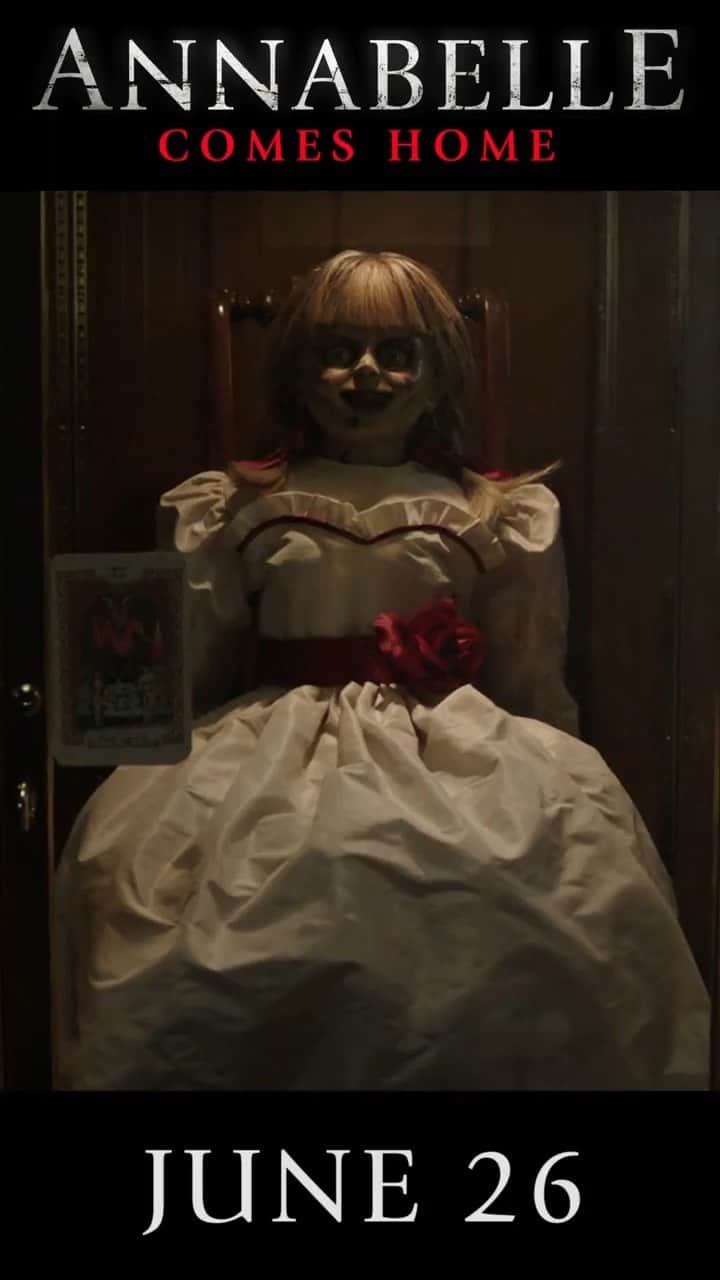 ジェームズ・ワンのインスタグラム：「POSSESS THEM ALL #AnnabelleComesHome on June 26.」