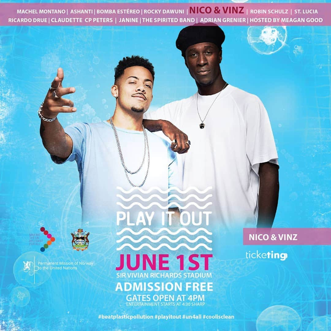 ニコ＆ヴィンスさんのインスタグラム写真 - (ニコ＆ヴィンスInstagram)「Yes. Antigua. See you soon #playitout」5月29日 7時55分 - nicoandvinz