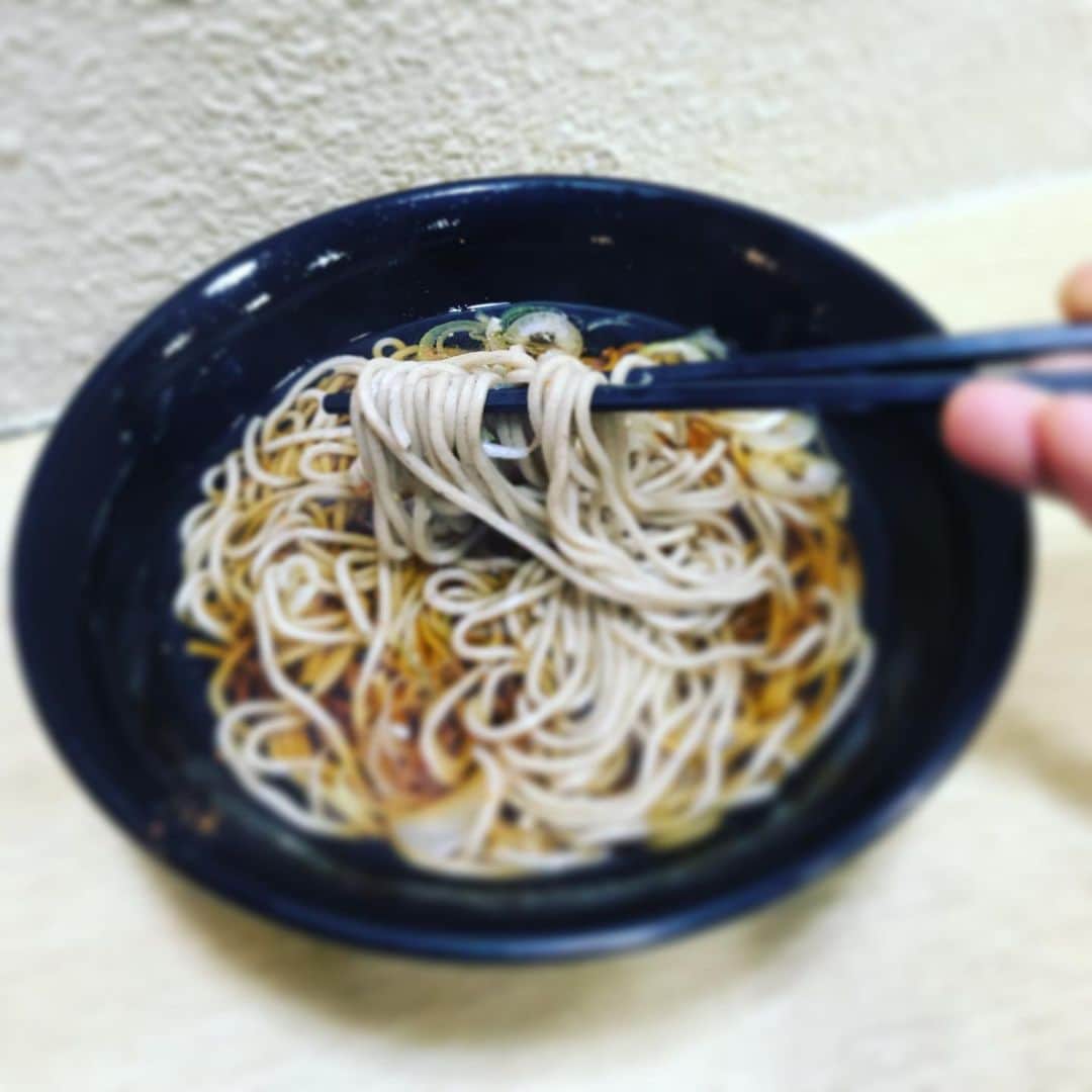 のインスタグラム：「きょうはかけそば」