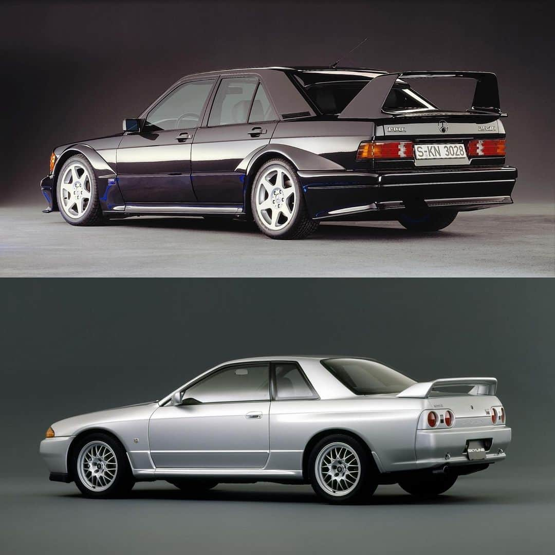 CARLiFESTYLEさんのインスタグラム写真 - (CARLiFESTYLEInstagram)「Mercedes 190E EVO or Nissan R32 GTR? @mralexmanos #carlifestyle」5月29日 9時09分 - carlifestyle