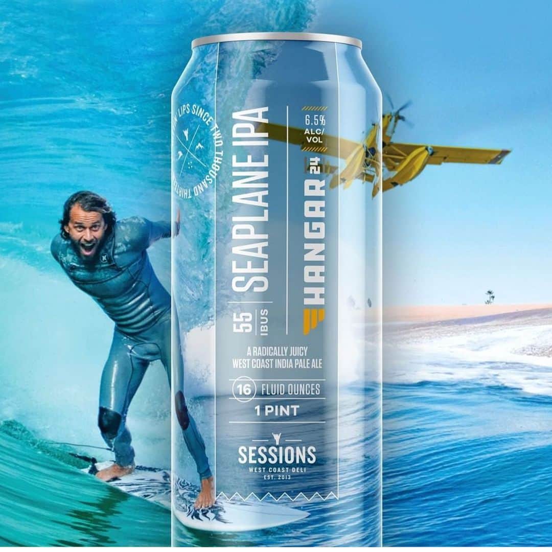 Robbie Crawfordさんのインスタグラム写真 - (Robbie CrawfordInstagram)「Pretty damn psyched to have my shot of Rudy featured on the @hangar24brewing / @sessionswestcoastdeli collaboration beer can ... and it’s an IPA #myFavorite 😜👊🏼 So many things about this I love ... how epic this day was shooting my friend Rudy ... The Sessions family ... BEER!!! ... and my #GoPro camera I shot this photo with 🔥🔥🔥 #stoked」5月29日 9時13分 - robbiecrawford