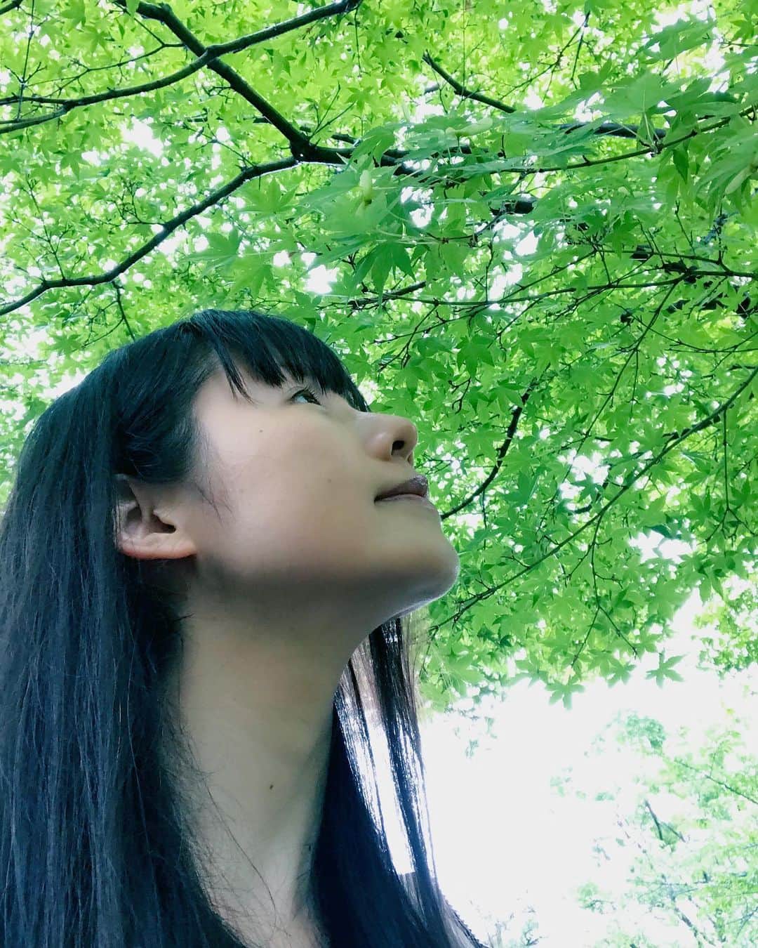 小西真奈美さんのインスタグラム写真 - (小西真奈美Instagram)「おはよう（╹◡╹） 後6回。 今日は昼夜2回です。 がんばるっᕦ(ò_óˇ)ᕤ #朝散歩 #緑が綺麗🍀✨ #頭モシャモシャだ😆」5月29日 9時59分 - manami.official
