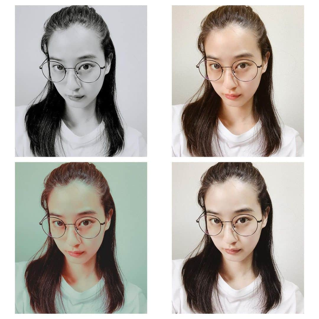 青野楓さんのインスタグラム写真 - (青野楓Instagram)「ブルーライトカットのメガネ👓をネットで買ったらおっきい丸めがねでした🤭﻿ ﻿ ﻿ みなさま、今日もお疲れ様です🤗﻿ 色んなフィルターでお届け🤲💘」5月29日 20時40分 - kaede626