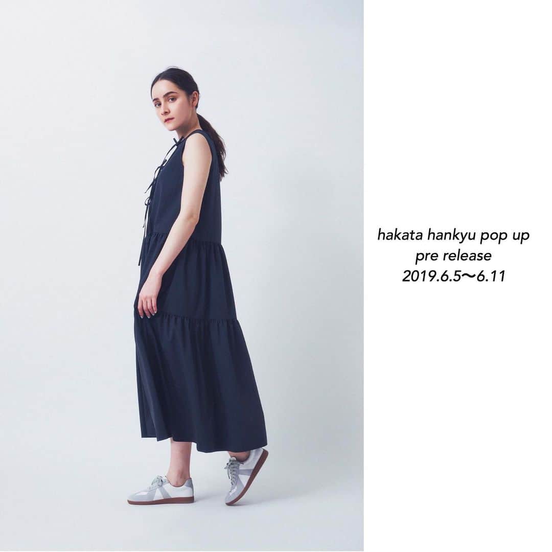 yoriさんのインスタグラム写真 - (yoriInstagram)「*博多阪急pop up shop入荷情報*﻿ ﻿ 6/5より開催されます博多阪急pop up shopにて入荷いたします先行発売商品をご紹介いたします！﻿ ﻿ ＊online shopへの入荷は6月下旬となっております。﻿ ﻿ #サッカーリボンワンピース﻿ col.ブラック﻿ size. 36/38﻿ ¥22,000＋tax﻿ ﻿ 皆様のご来場心よりお待ちしております。﻿ ﻿ yori popup shop ﻿﻿ at 博多阪急﻿﻿ 6/5 wed～6/11tue﻿﻿ 日～木曜日　am10:00～pm20:00﻿﻿ 金・土曜日　am10:00～pm21:00﻿﻿ 〒812-0012 福岡県福岡市博多区博多駅中央街１－１﻿﻿ 博多阪急4階サニー＆ボーダーイベントスペース﻿  #yori_japan」5月29日 14時46分 - _y_o_r_i_
