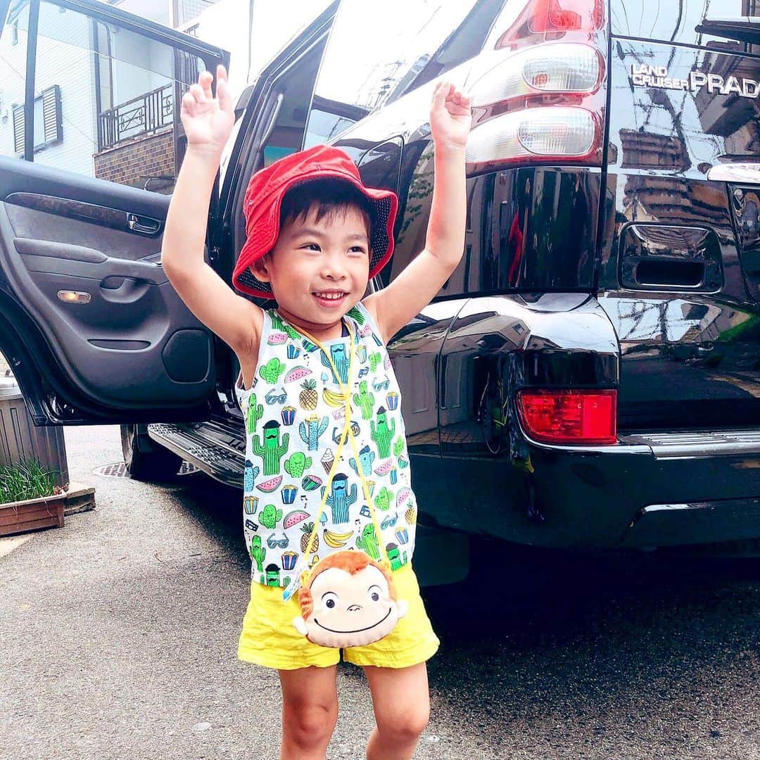 MOCAさんのインスタグラム写真 - (MOCAInstagram)「. . 太郎さんも毎日、 幼稚園頑張ってます😬☀️ . #3歳4ヶ月 .」5月29日 15時14分 - moca_berrygoodman