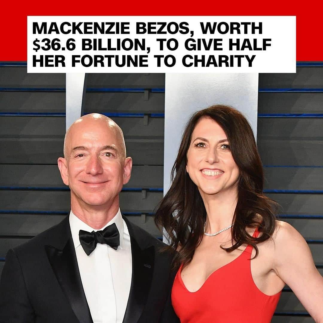 CNNさんのインスタグラム写真 - (CNNInstagram)「“I have a disproportionate amount of money to share,” MacKenzie Bezos said in a letter announcing that she would give away at least half her wealth. She became one of the richest people in the world following her divorce from Amazon founder Jeff Bezos and is now worth an estimated $36.6 billion. "My approach to philanthropy will continue to be thoughtful. It will take time and effort and care. But I won't wait. And I will keep at it until the safe is empty,” Bezos wrote. (📸:Dia Dipasupil/Getty Images)」5月29日 16時00分 - cnn