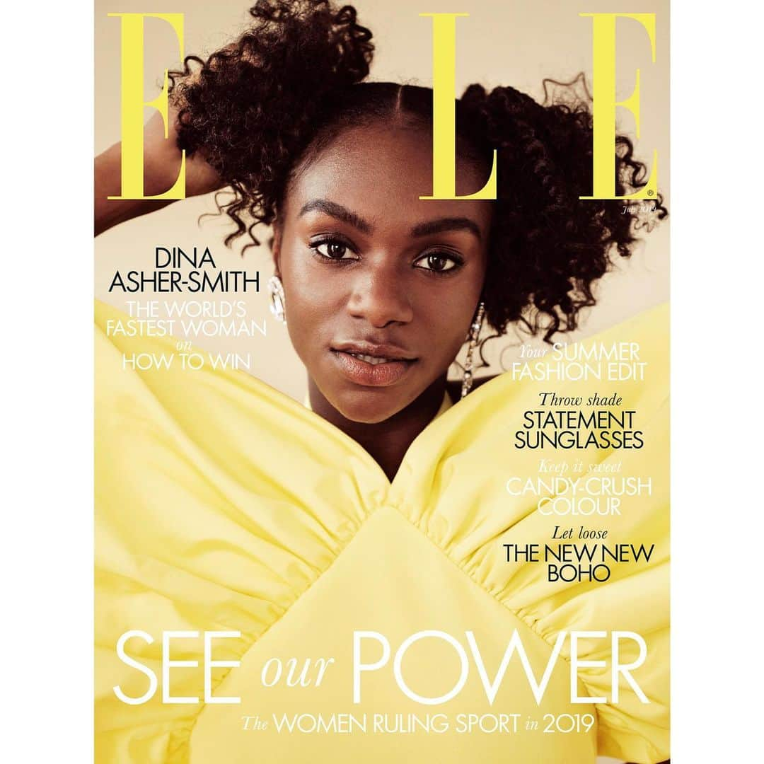 ELLE UKさんのインスタグラム写真 - (ELLE UKInstagram)「SEE THEIR POWER! For the July issue ELLE celebrates the women ruling British sport in 2019 with the world’s fastest woman @dinaashersmith on the main cover - along with two special covers showing the force of women changing the face of sports. Out on Thursday. Acting EIC: @KenyaHunt  Photography @nachoalegre  Fashion @JennedyKennedy  Words @Livslittle Creative Direction @Misterthomasjames Fashion @givenchyofficial」5月29日 16時13分 - elleuk