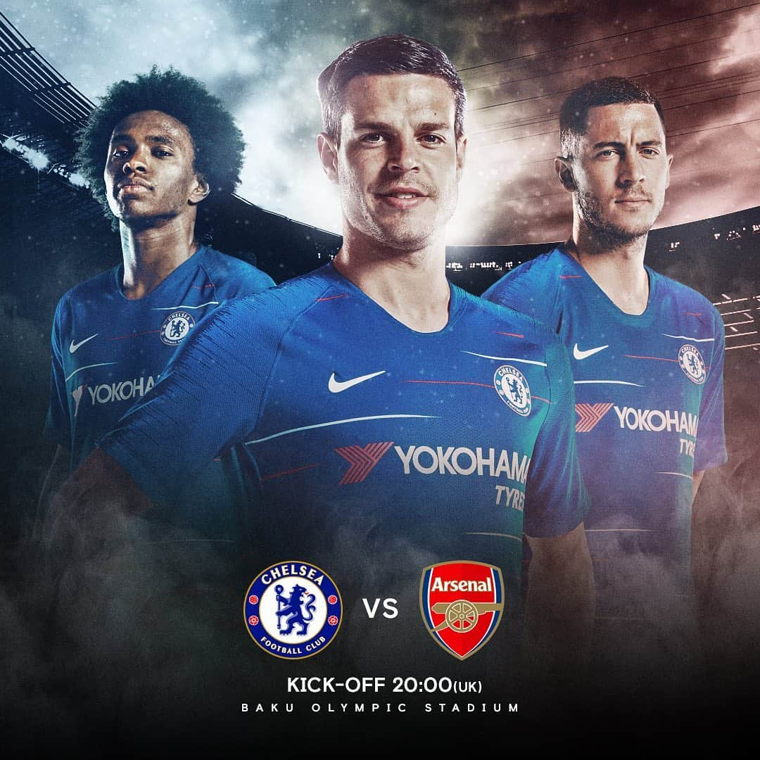 チェルシーFCさんのインスタグラム写真 - (チェルシーFCInstagram)「@EuropaLeague final, it’s time! 🏆 COME ON YOU BLUES! 🙌🔵 #UELfinal #CFC #Chelsea」5月29日 17時36分 - chelseafc