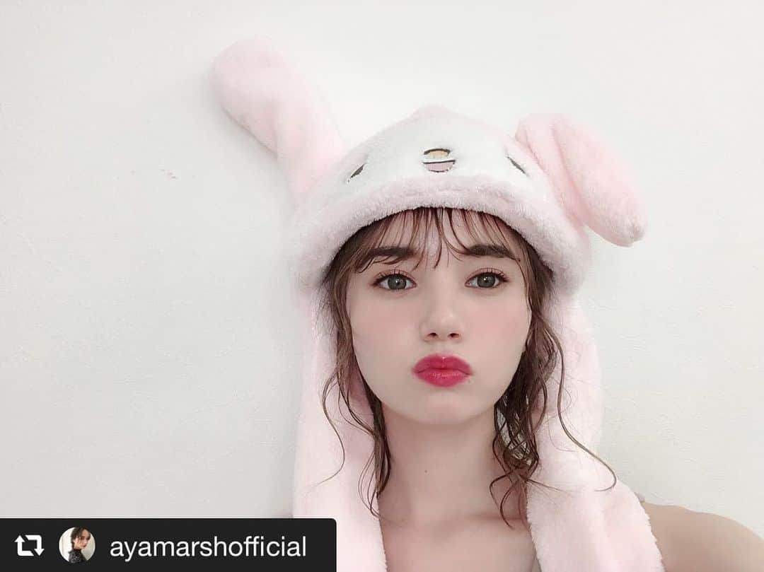 GRLさんのインスタグラム写真 - (GRLInstagram)「#repost @ayamarshofficial via @PhotoAroundApp  GRLの撮影しましたー！ この被ってるのが新しく発売されるみたいです！ #grl ・・・ #GRL #グレイル #マーシュ彩」5月29日 17時40分 - grl_official