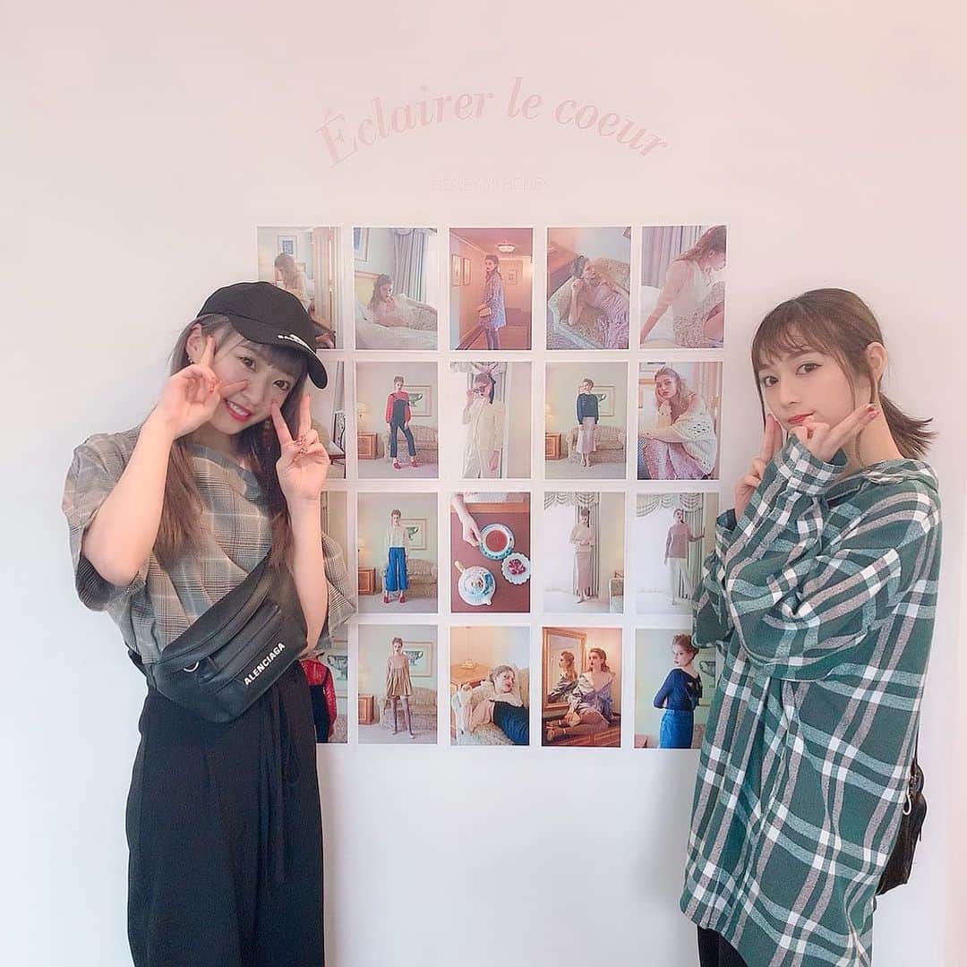 さぁやさんのインスタグラム写真 - (さぁやInstagram)「ゆうかちゃんと ハニーミーハニーの展示会に 行ってきたよ〜🍯💕 お洋服届くの楽しみ〜🤤💭」5月29日 18時06分 - saaya831