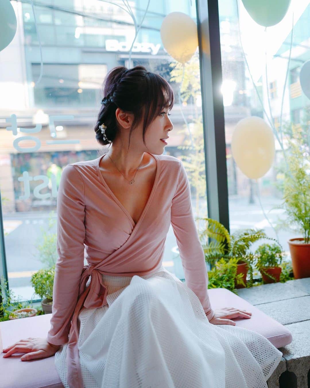 Miss Hunnyのインスタグラム：「今天女子力爆發了一下下😳  Photo by @super_handsome_tsai」