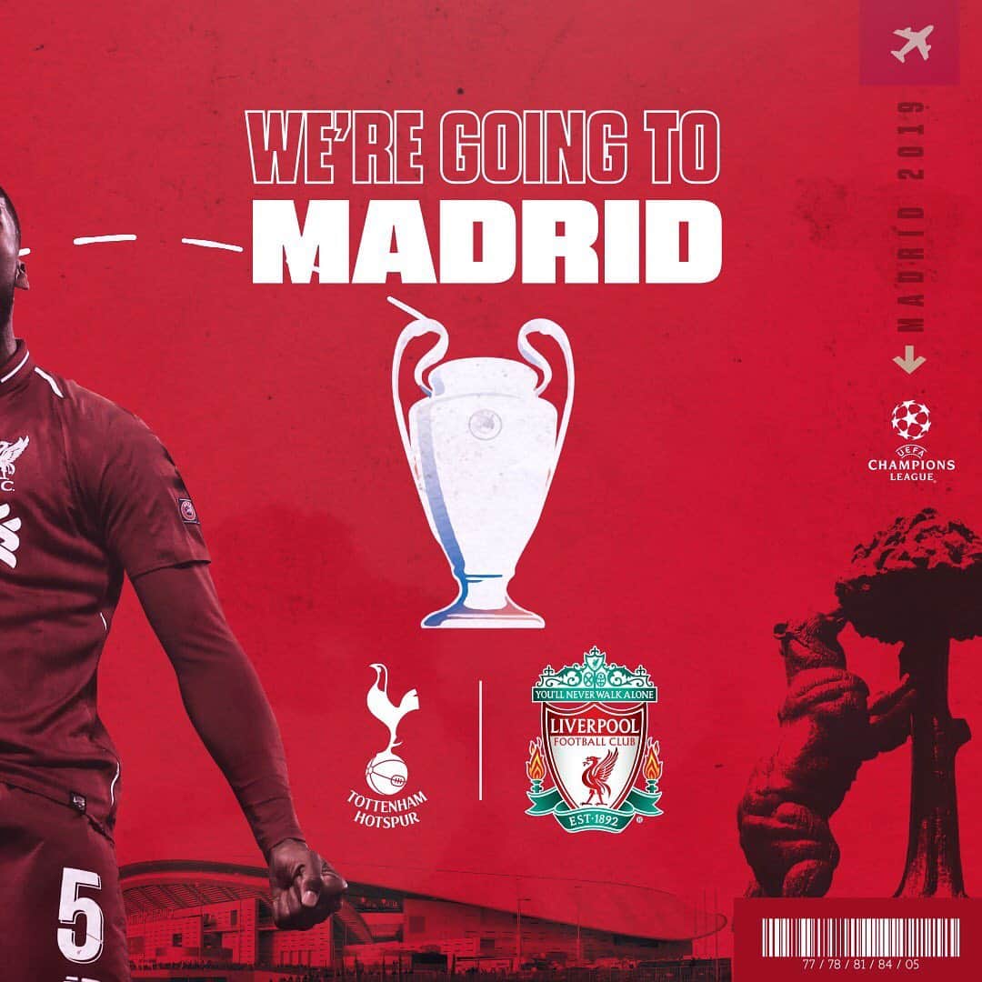リヴァプールFCさんのインスタグラム写真 - (リヴァプールFCInstagram)「Destination: Madrid 🇪🇸 What a journey... 👌#LFC #UCL #ChampionsLeague #Liverpool」5月30日 5時32分 - liverpoolfc