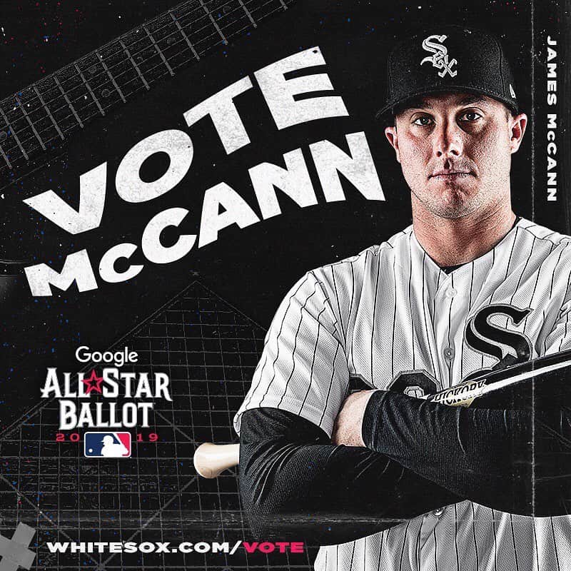 シカゴ・ホワイトソックスさんのインスタグラム写真 - (シカゴ・ホワイトソックスInstagram)「It’s safe to say @lgio27 thinks @mccannon34 is All-Star worthy.  #VoteMcCann by typing in James McCann on @google or cast your ballot at whitesox.com/vote! 🗳」5月30日 6時01分 - whitesox