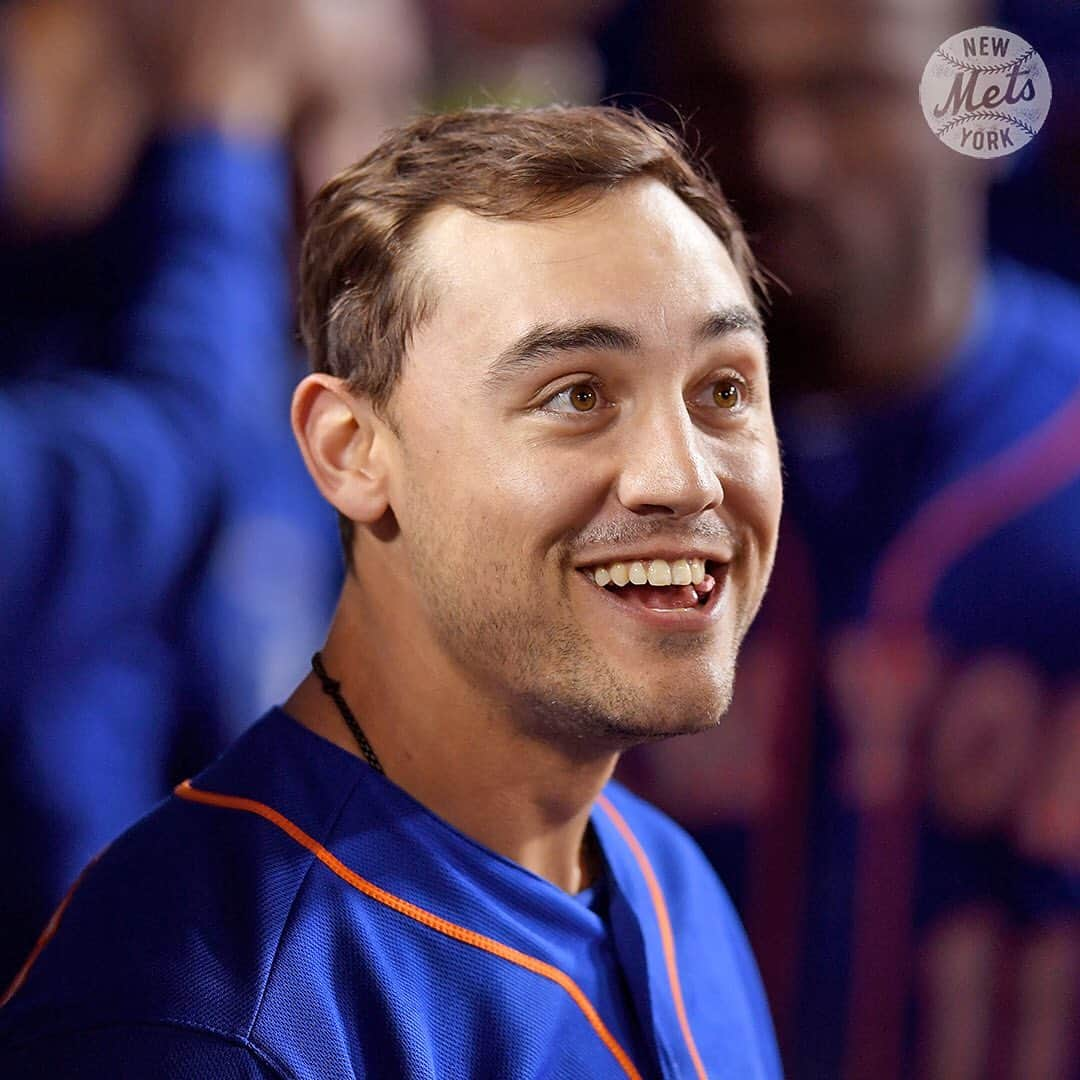 ニューヨーク・メッツさんのインスタグラム写真 - (ニューヨーク・メッツInstagram)「Hitting your first career grand slam sure is a reason to smile. 😃 #Mets #LGM」5月30日 5時55分 - mets