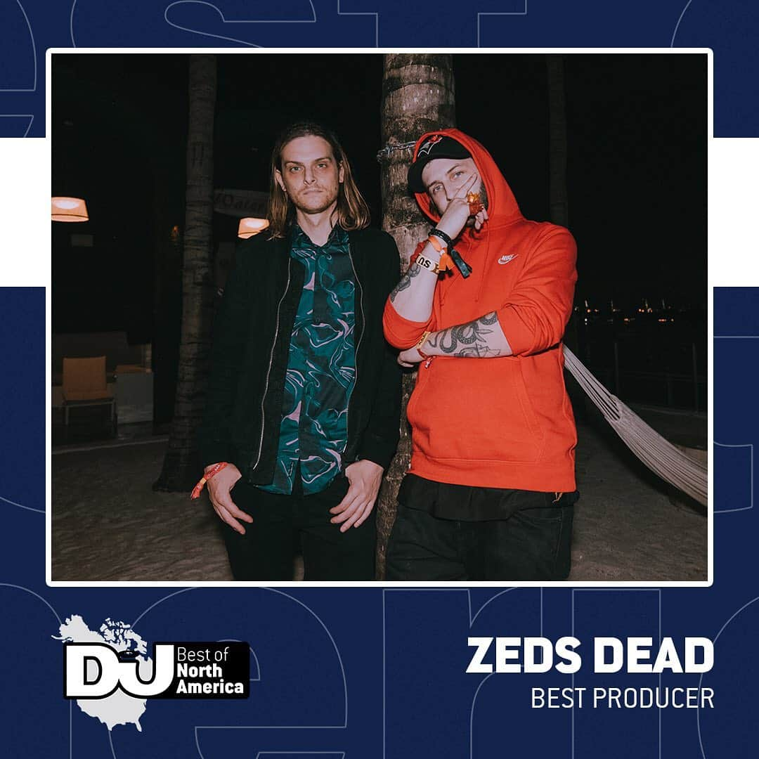 Zeds Deadさんのインスタグラム写真 - (Zeds DeadInstagram)「Massive thank you to @djmagofficial and everyone that voted for us here. Really didn't expect this. New music coming at you very soon!」5月30日 6時11分 - zedsdead