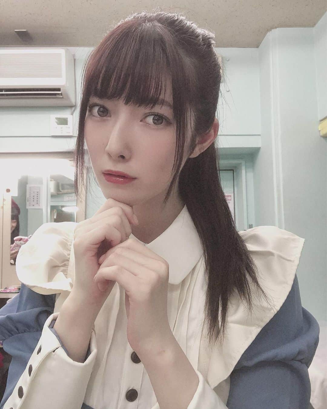 日下部美愛のインスタグラム：「舞台初日おわった〜〜〜 衣装チラ見せ、どう？ . . #photo #japan #model #me #portrait #portraitphotography #fashion #makeup #followme #instagood #camera #cosplay #cosplaygirl #한국 #맞팔 #사진 #데일리 #데일리룩 #粉我 #偶像 #ファインダー越しの私の世界 #メイド #内衣」