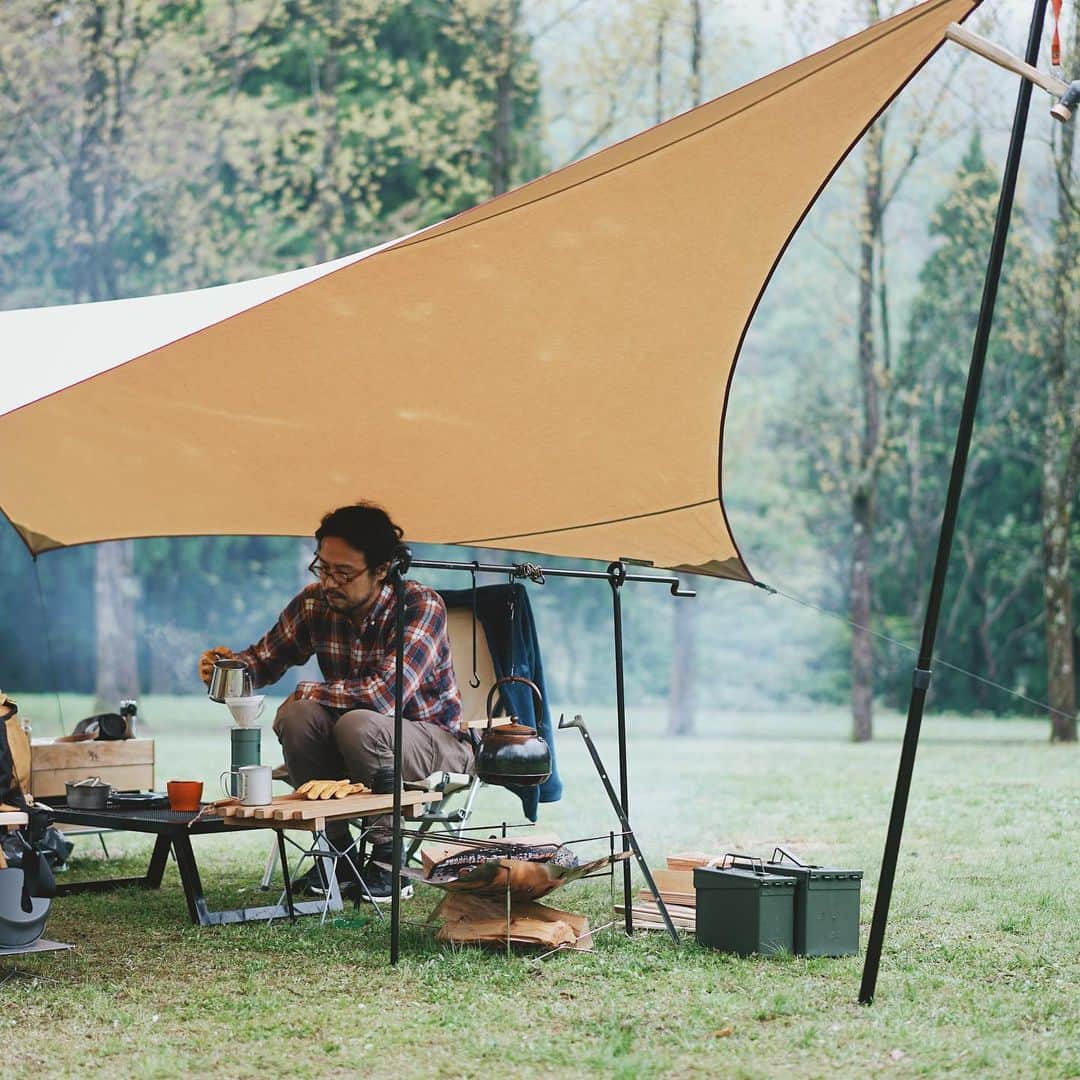 Takafumi Gotoのインスタグラム：「DEMU’s camp coffee ☕️」