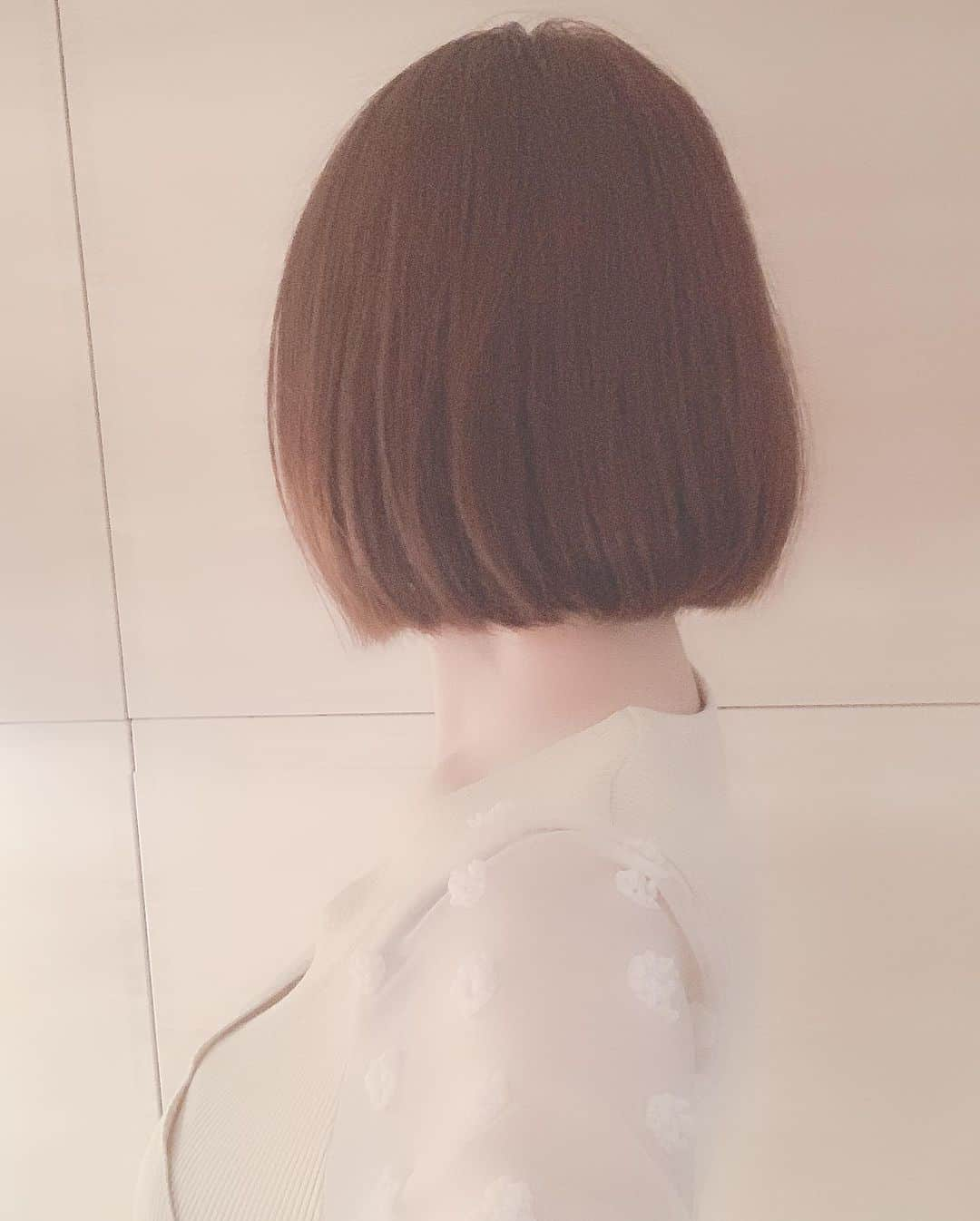 森下悠里さんのインスタグラム写真 - (森下悠里Instagram)「ばっさり✂️💫 やっぱりボブが私らしい - @risel_kazu カズさんに 可愛くしてもらいました💓 - #hairstyle #cut #bobhaircut #howdoilook」5月29日 23時44分 - yuurimorishita