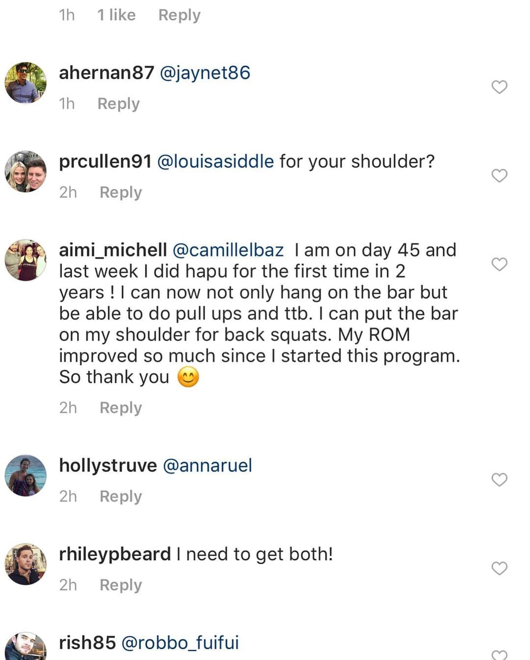 Camille Leblanc-Bazinetさんのインスタグラム写真 - (Camille Leblanc-BazinetInstagram)「SO HAPPY that this programming is helping you guys as much as it helped me coming back from my shoulder surgery 🤗⭐️🙌🏽💜 “ CLB SHOULDER rehab 90 days ebook available @ clbfitness.myshopify.com “ Link in bio “ I still use it all the time now to keep both of my shoulders healthy ... so not just for the people who are feeling there shoulders but also great for prevention」5月30日 0時20分 - camillelbaz