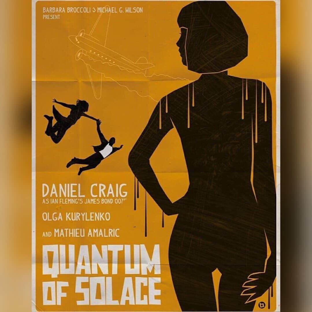 オルガ・キュリレンコさんのインスタグラム写真 - (オルガ・キュリレンコInstagram)「James Bond fan art poster vol. 3 by the illustrator Alain Bossuyt. _______________________________________________________  #QuantumOfSolace #DanielCraig #JamesBond #Poster」5月30日 1時08分 - olgakurylenkoofficial