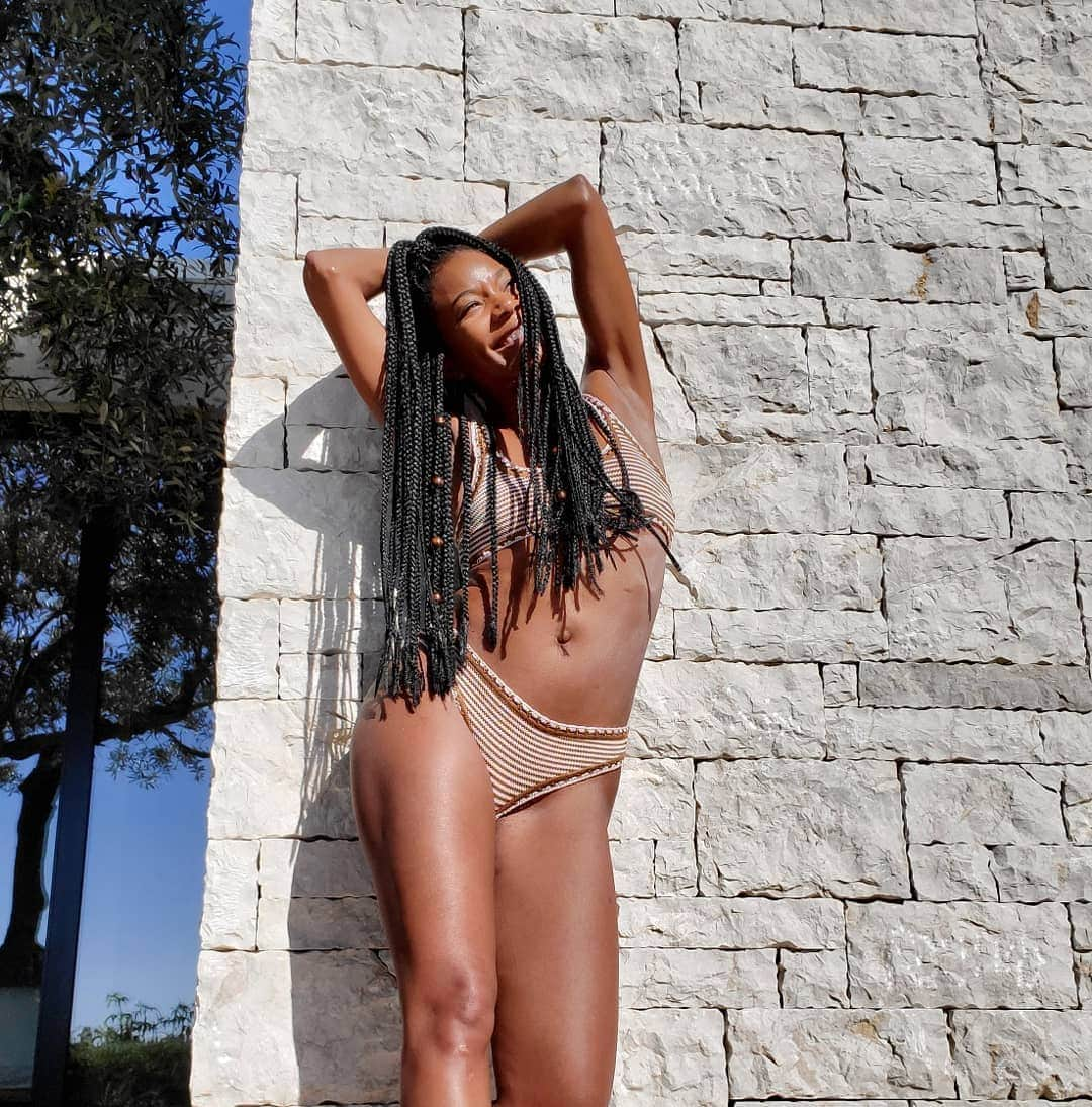 ガブリエル・ユニオンさんのインスタグラム写真 - (ガブリエル・ユニオンInstagram)「Relaxed. Refreshed. Refocused. Melanin Magic #WadeWorldTour2019 🇬🇷」5月30日 1時23分 - gabunion