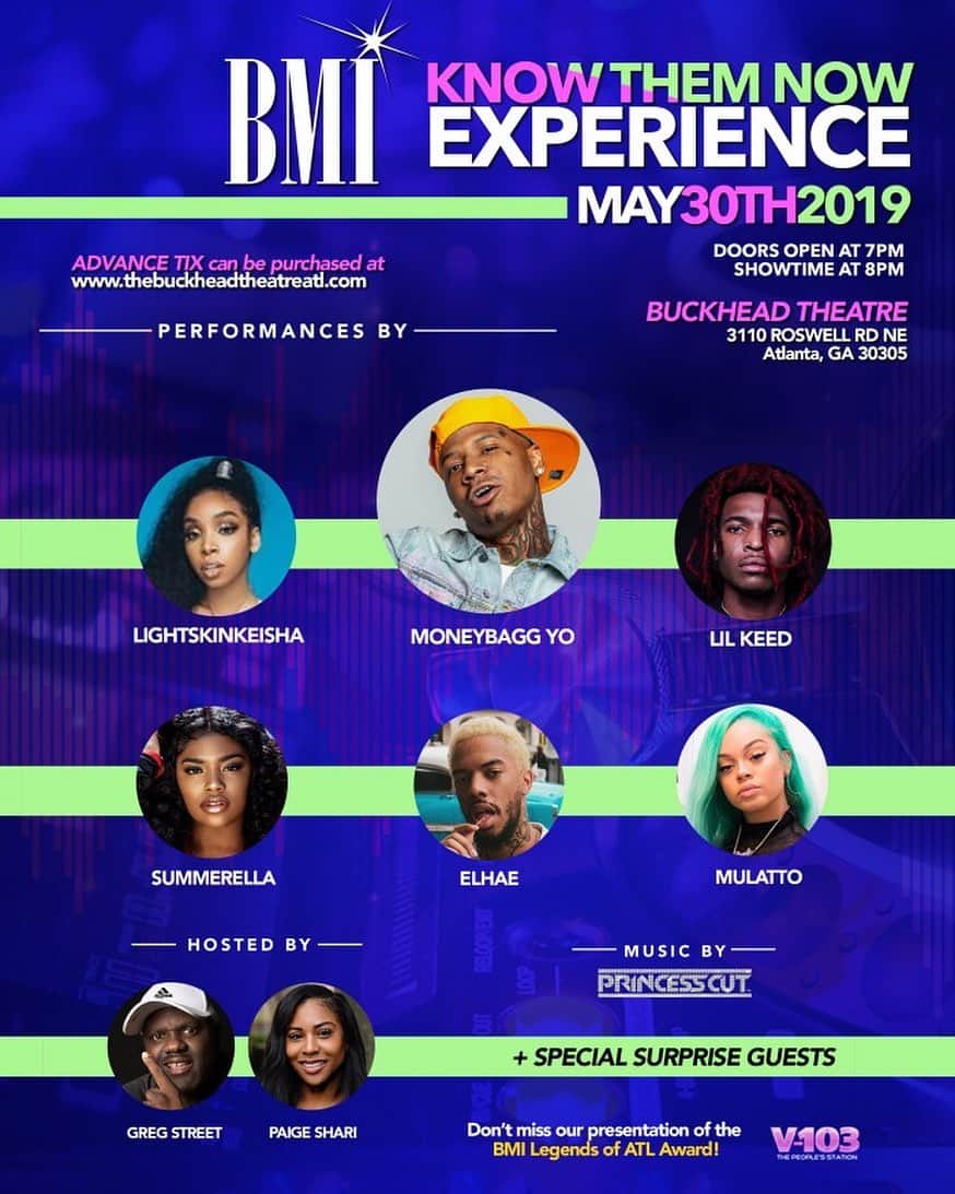 Broadcast Music, Inc.さんのインスタグラム写真 - (Broadcast Music, Inc.Instagram)「Don’t miss BMI’s Know Them Now Experience in #ATL tomorrow! 🙌🌟 #BMIKTN」5月30日 6時59分 - bmi