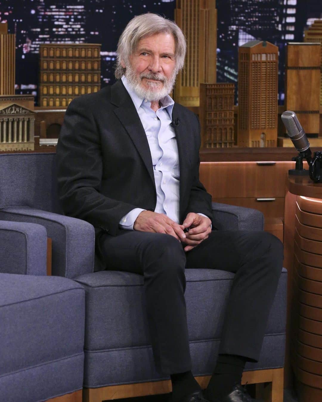 GQさんのインスタグラム写真 - (GQInstagram)「Harrison Ford channels his inner mountain man on @fallontonight. See the 10 Grooming Gods of the week at the link in bio.」5月30日 1時34分 - gq