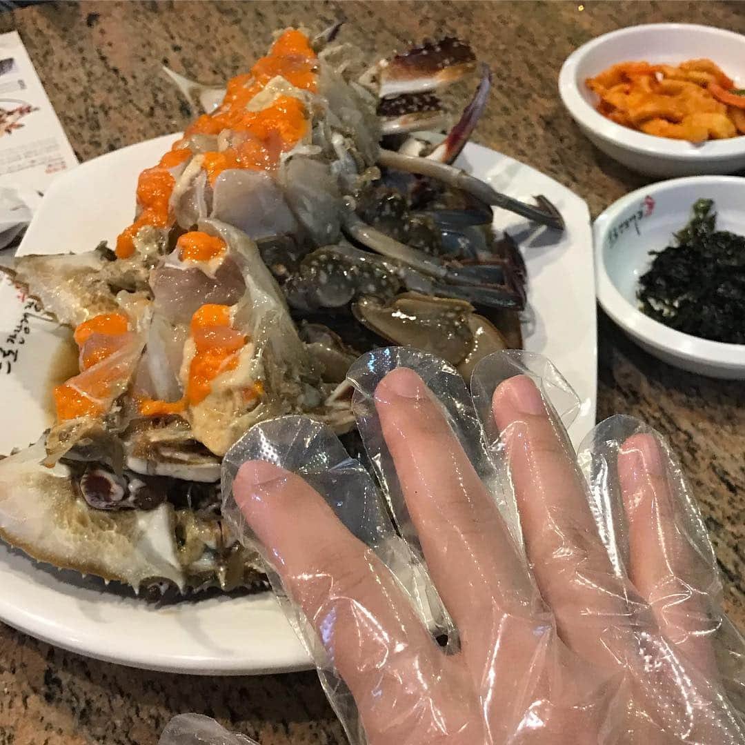 大河内美紗さんのインスタグラム写真 - (大河内美紗Instagram)「コリアンフード食い倒れ旅♡載せきれなかった！ #誰よりもたべた #koria #チーズダッカルビ #ソルロンタン #参鶏湯 #チーズラッポキ #キンパ #サムギョプサル #カムジャタン #ユッケ #コチュジャンチキン #カンジャンケジャン #動くタコ」5月30日 1時40分 - misa_okochi