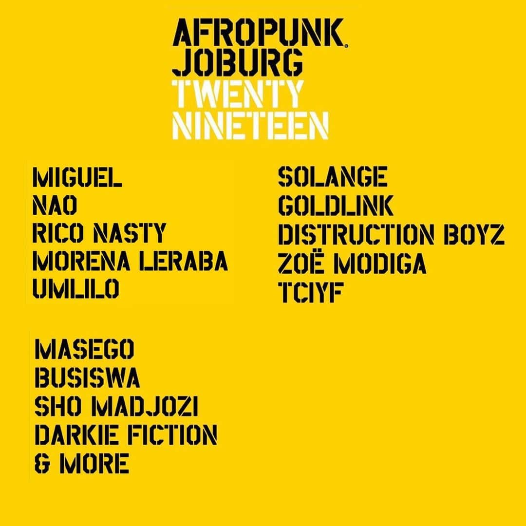 ミゲルさんのインスタグラム写真 - (ミゲルInstagram)「Playing Afropunk w friends NYE in South Africa」5月30日 1時46分 - miguel