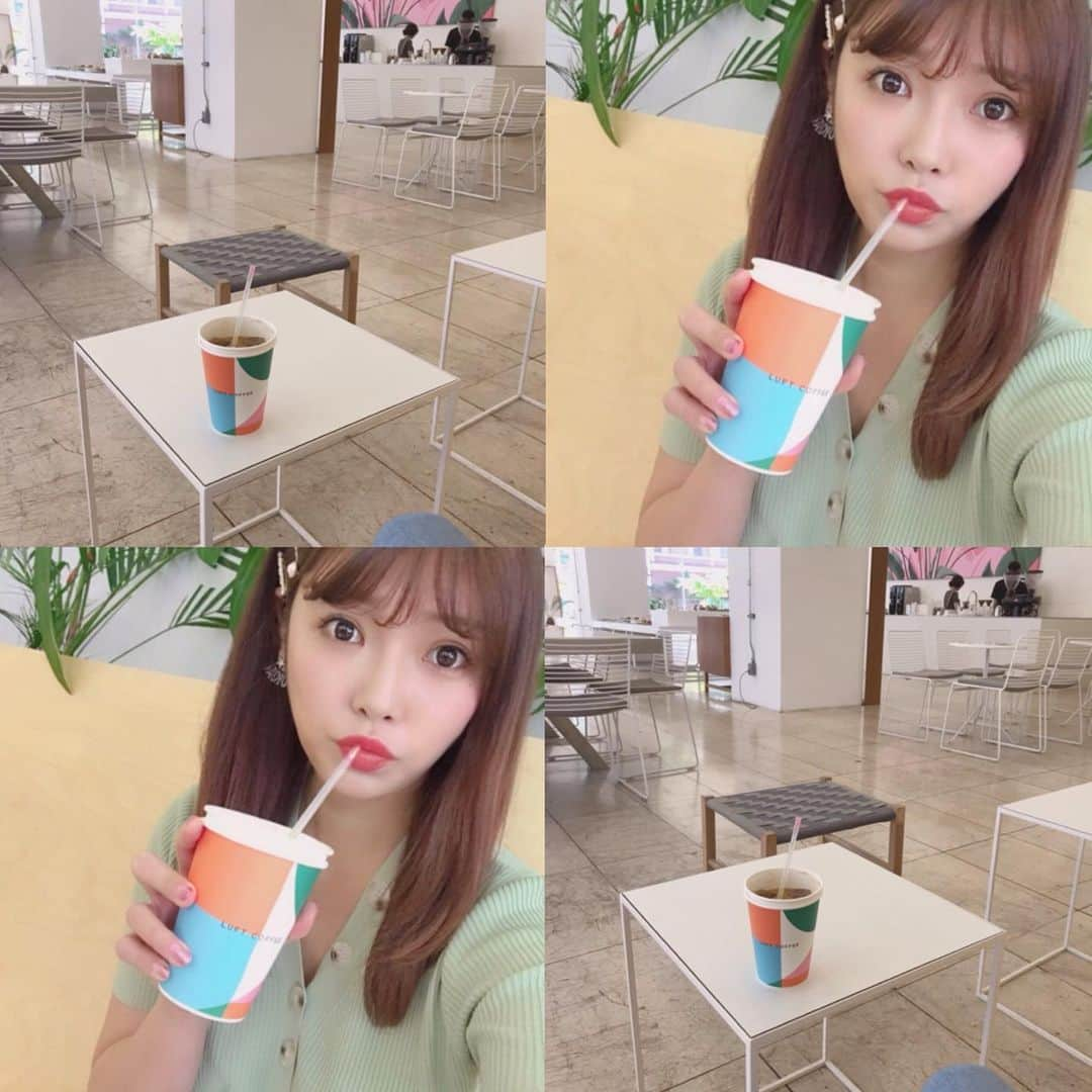 細田海友さんのインスタグラム写真 - (細田海友Instagram)「＊ 明洞で見つけたカフェ🥤  LUFT COFFEE  広々した店内で 居心地良きすぎました🤙🤙🤙 また行く♡  잘자용🧡 #me#photooftheday #instadaily #japanese#japanesegirl#tokyo#selfie#fashion#liketolike#photospot#likesback#likeme#팔로마#좋다#일본#셀카  #셀스타그램#셀피#데일리#일상#레그램#얼스타그램#막스타그램#커피#luftcoffee#明洞カフェ#韓国#등 🇰🇷#카페스타그램#みゆのコリアグラム」5月30日 2時06分 - miyuu_bigbaby