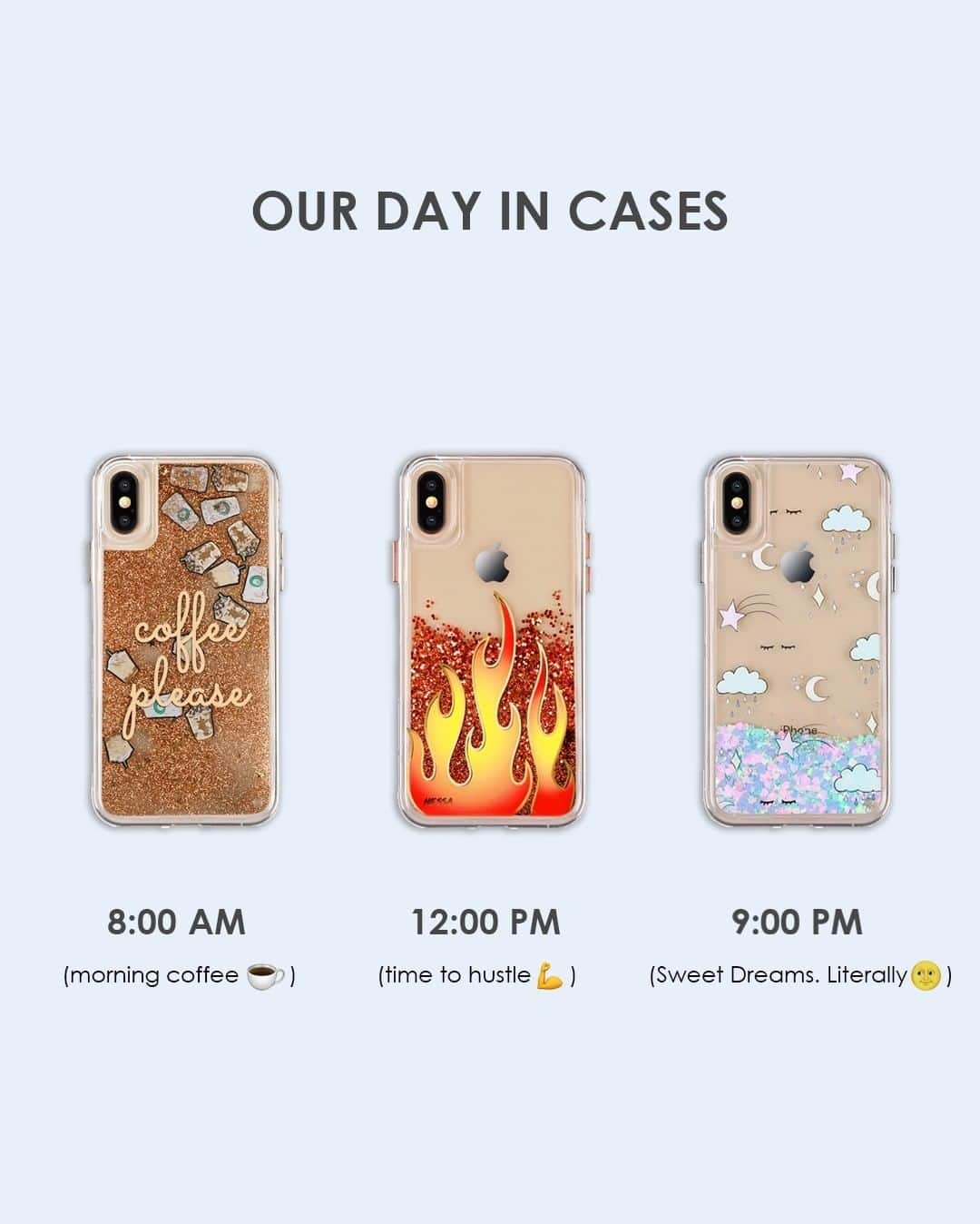 VELVETCAVIARさんのインスタグラム写真 - (VELVETCAVIARInstagram)「If you had to pick three @velvetcaviar cases to sum up your day, which ones would you pick? 🤔 Share yours below.⠀⠀⠀⠀⠀⠀⠀⠀⠀ We'll go first! ☕🔥🌙 #velvetcaviar #glitter」5月30日 3時01分 - velvetcaviar