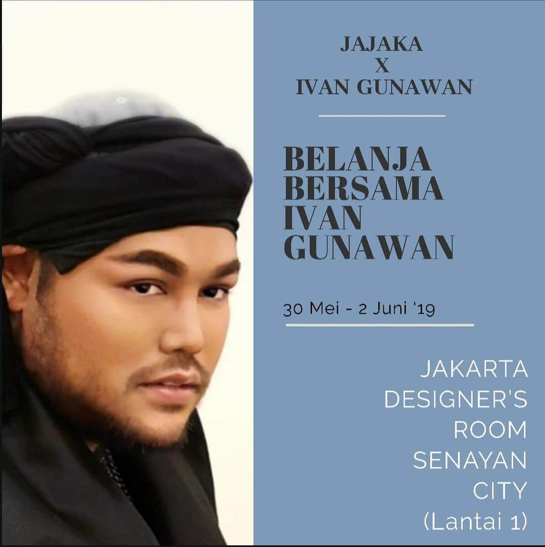 Ivan Gunawanさんのインスタグラム写真 - (Ivan GunawanInstagram)「. BELANJA BERSAMA @ivan_gunawan DI AKHIR PEKAN !!! Kapan lagi bisa berbelanja bisa langsung ketemu Ivan Gunawan ?  Silahkan mampir berbelanja ke  @jakartadesignersroom.id , SENAYAN CITY (lantai 1) PROMO 10% All Items !!! jam 18.00 wib  Koleksi Pria dan Wanita untuk kamu pakai lebaran nanti . .  Jangan sampai kehabisan lhoooo..... , sampai jumpa disana :)」5月30日 3時49分 - ivan_gunawan