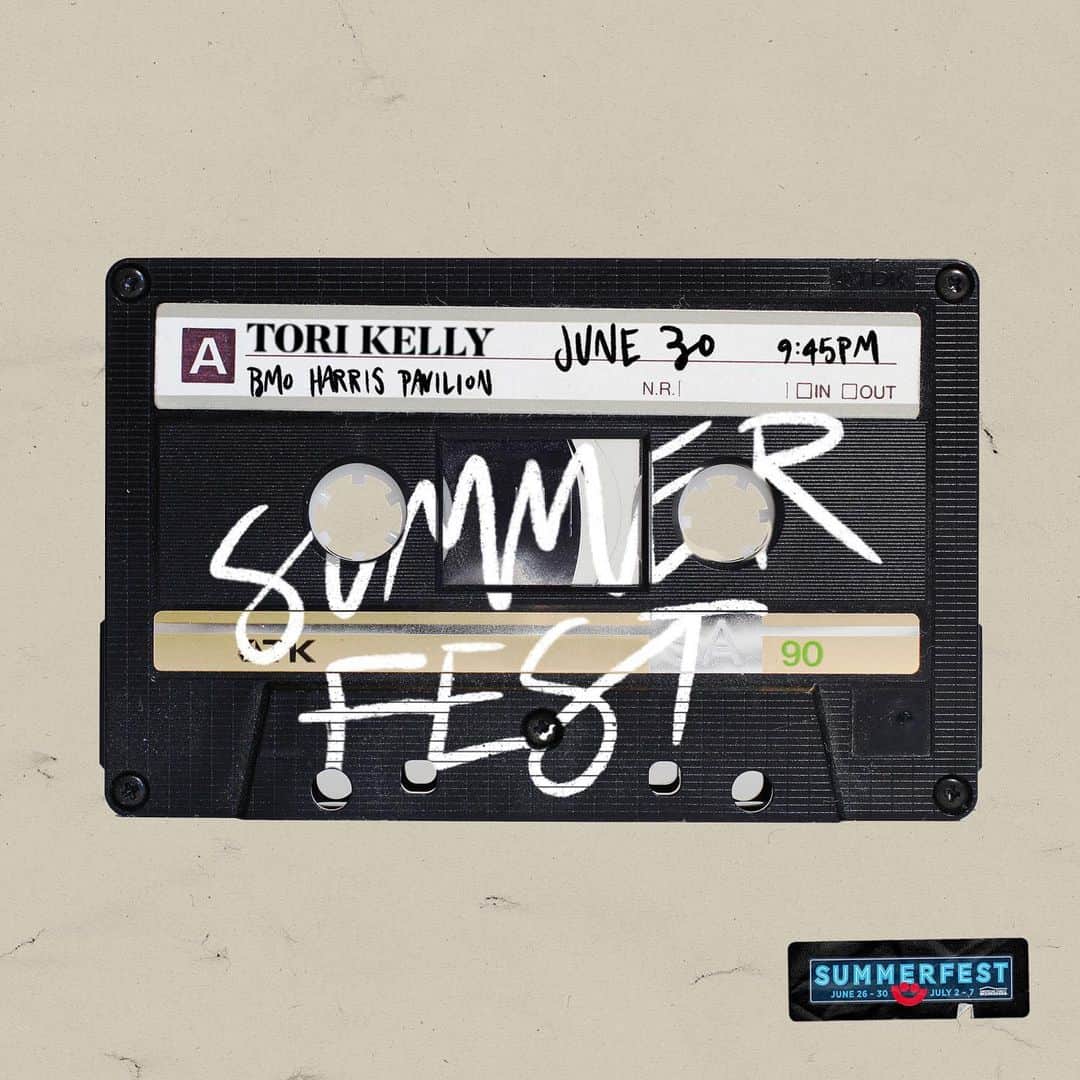 トーライ・ケリーのインスタグラム：「got some exciting things to share with you guys.. & here’s 1 of em!! come hang with me at @summerfest june 30th🌻」