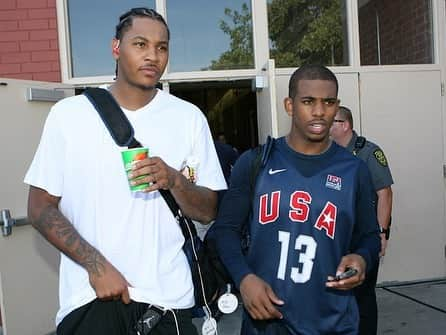 クリス・ポールさんのインスタグラム写真 - (クリス・ポールInstagram)「Times changed but you haven’t. Happy birthday to a real one ✊🏾 @carmeloanthony #Brotherhood」5月30日 4時51分 - cp3