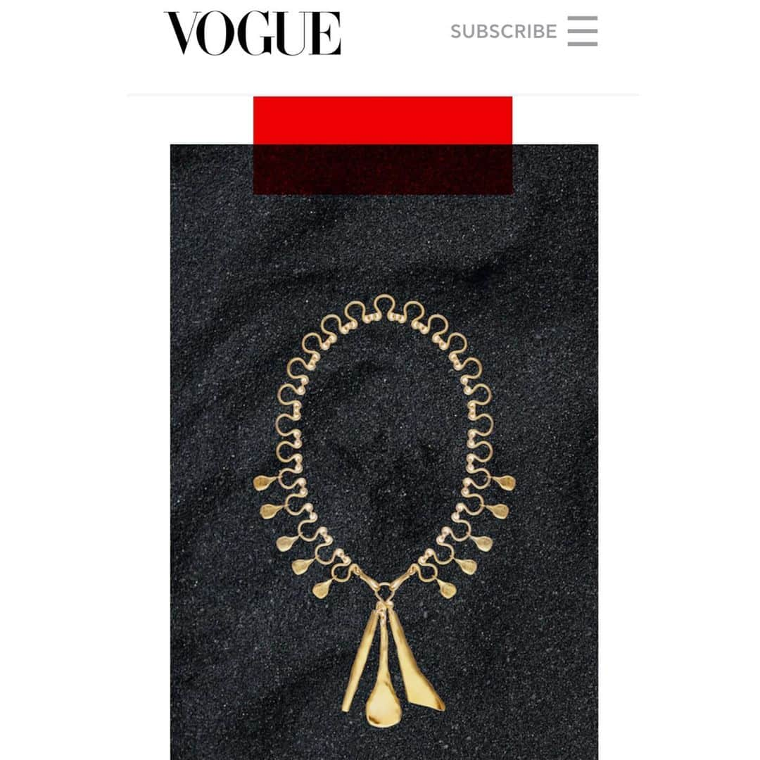 ソフィア ココサラキのインスタグラム：「https://vogue.gr/sophia-kokosalaki-interview-vogue-greece/ Great article, many thanks @voguegreece #sophiakokosalakijewelry」