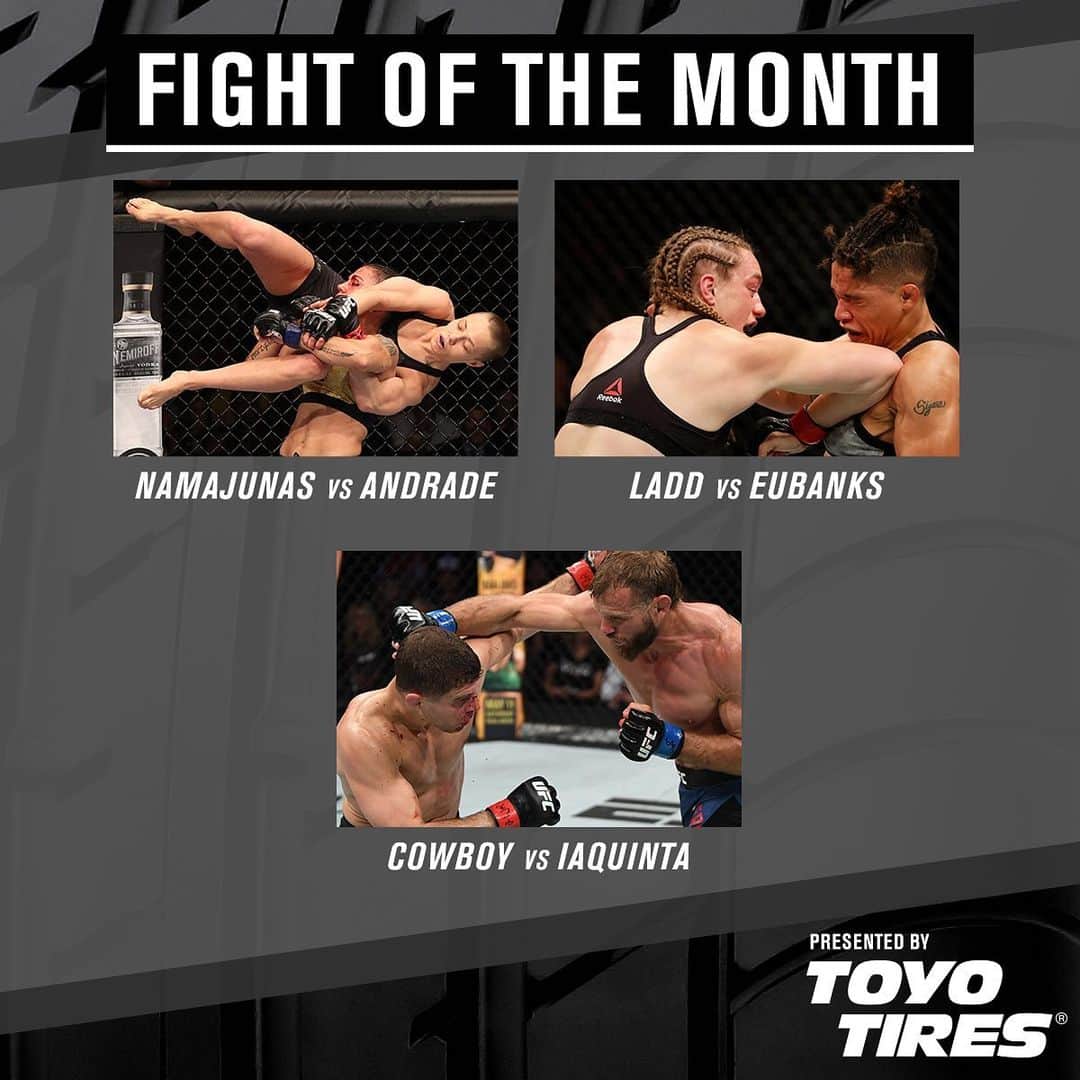 UFCさんのインスタグラム写真 - (UFCInstagram)「3️⃣ FOTNs in May! Which would you crown the @ToyoTires Fight of the Month?」5月30日 7時08分 - ufc