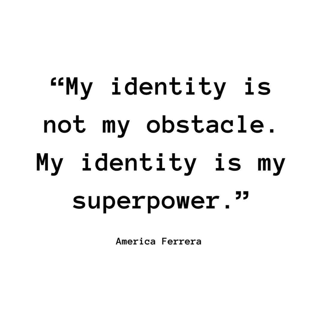 ゼリカ・シルバーのインスタグラム：「I am so inspired by @americaferrera recent Ted Talk. I wanted to share some of her powerful words. Thank you for inspiring me to do more and to never give up! 💪🏽」