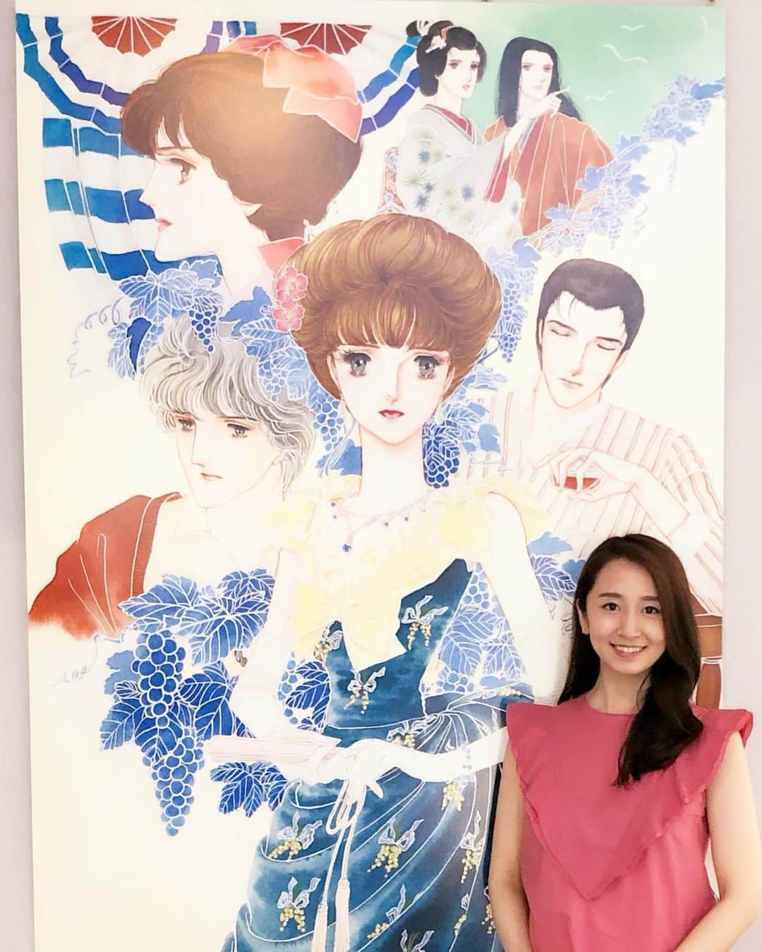 小野恵美さんのインスタグラム写真 - (小野恵美Instagram)「昨日のロケはこちら🌹 大佛次郎記念館の『大和和紀「ヨコハマ物語」×大佛次郎の横濱』企画展。 大和和紀さんといえば、 #はいからさんが通る や #あさきゆめみし でも有名な漫画家👩‍🎨 #ヨコハマ物語 という作品は、開港期の横浜が舞台なんですよ！ ・ この様子は週末のラジオで✨ お楽しみに💕 毎週 日曜日9:30〜10:00 FM yokohama 『YOKOHAMA My Choice!』🚢⚓️ #fmyokohama #横浜 #yokohama #ラジオ #radio #パーソナリティ #大和和紀 #ヨコハマ物語 #大佛次郎記念館 #大佛次郎」5月30日 7時56分 - onoemi_official