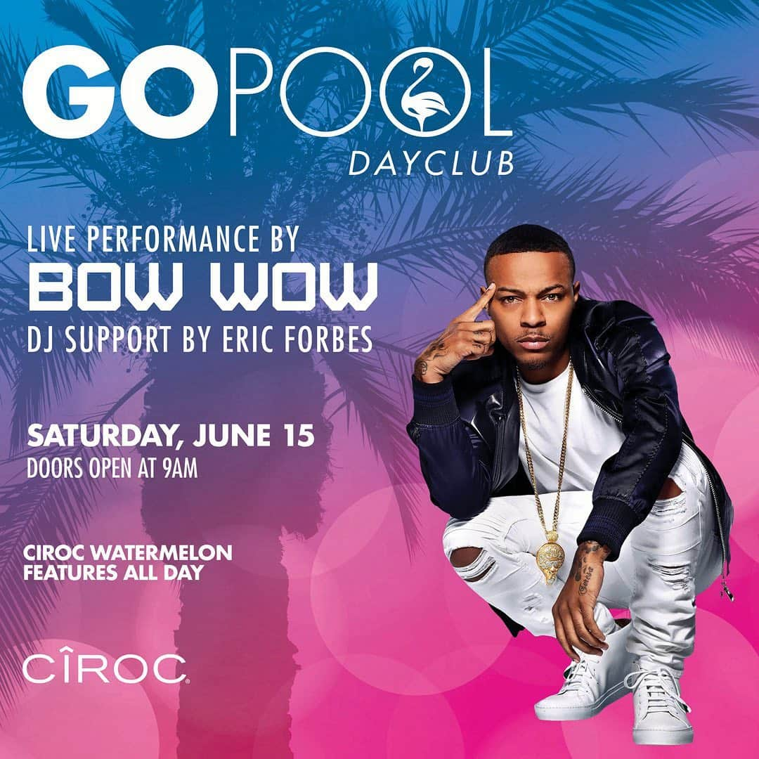 バウ・ワウさんのインスタグラム写真 - (バウ・ワウInstagram)「Las Vegas! June 15th! Im back at @gopoolvegas if you thought last time was crazy just wait! RSVP NOW! Last time was a sell out expect the same! #cirocboybow🔵 #cirocboyz #ad #dayparty 🎰🎰🎰🎲🎲🎲🎲 🌊 ☀️ @ciroc watermelon features all day 🍉」5月30日 9時04分 - shadmoss