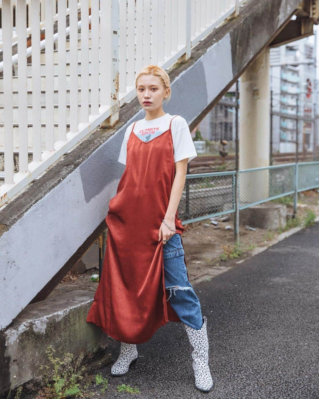 QUSSIO RTW from Tokyoさんのインスタグラム写真 - (QUSSIO RTW from TokyoInstagram)「SLITSLIP DRESS」5月30日 12時20分 - qussio_official