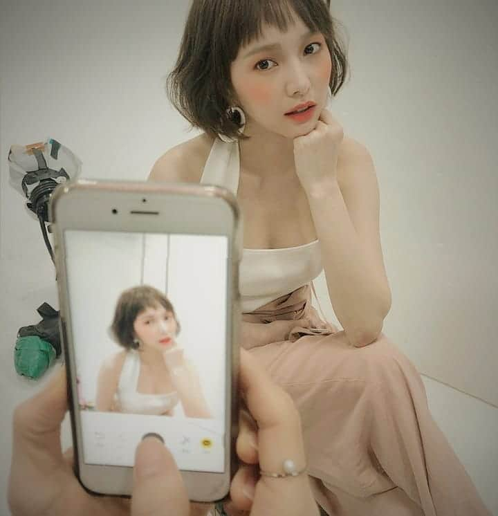 ジェイさんのインスタグラム写真 - (ジェイInstagram)「여름인뎅 나두 단발머리?어때?!💇」5月30日 12時28分 - kimjeii