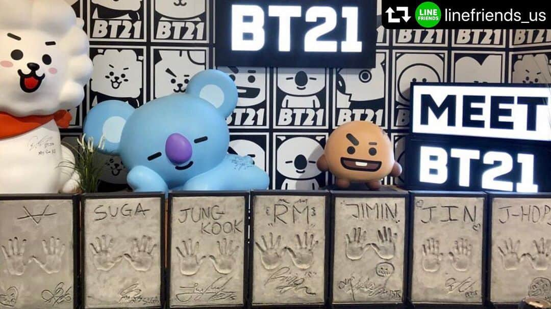 BT21 Stars of tomorrow, UNIVERSTAR!さんのインスタグラム写真 - (BT21 Stars of tomorrow, UNIVERSTAR!Instagram)「#repost @linefriends_us ・・・ Everlasting memories 👐 You can come see #BTS handprints again soon in LA! . <Location> 📍6922 Hollywood Blvd, Los Angeles, CA 90028 . #JUNE15 #COMINGSOON #BT21 #LINEFRIENDS #PERMANENT #STORE #HOLLYWOOD #LA #LINEFRIENDS_US」5月30日 23時57分 - bt21_official